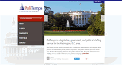 Desktop Screenshot of politemps.com